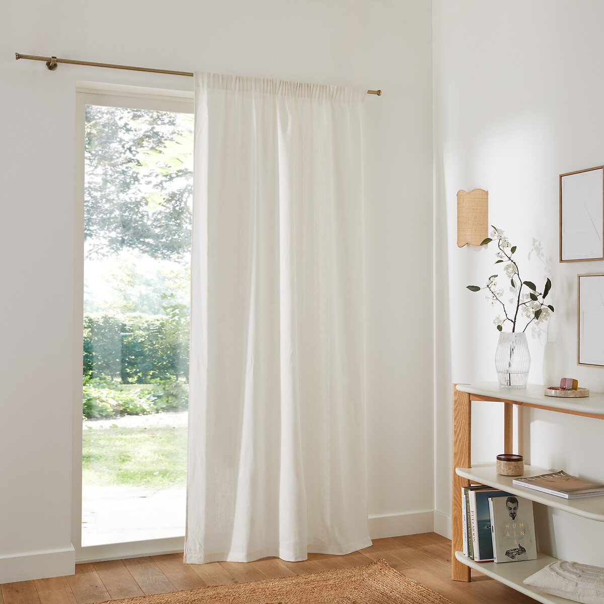 LA REDOUTE INTERIEURS<br>Cortina de linho lavado Onega