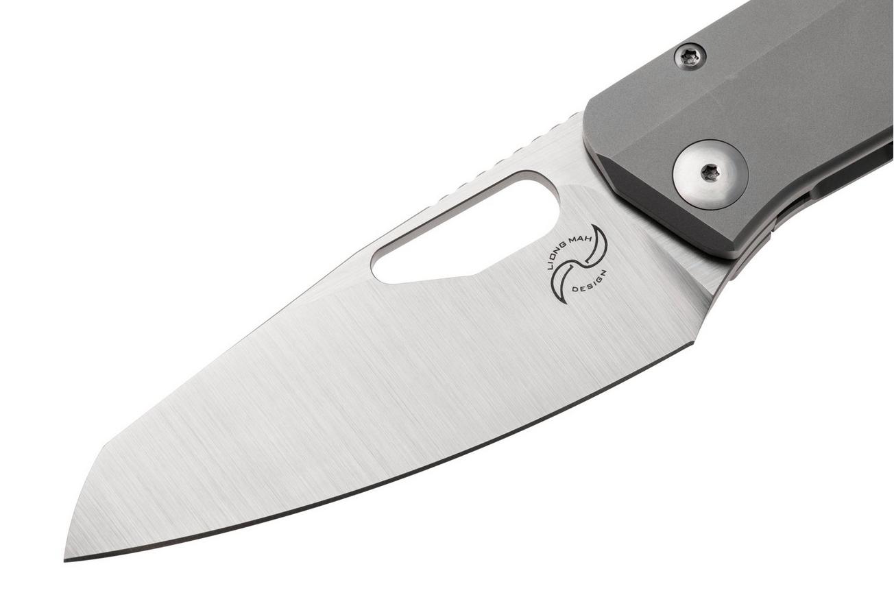 Liong Mah KUF 3.5 Satin MagnaCut, Titanium, zakmes