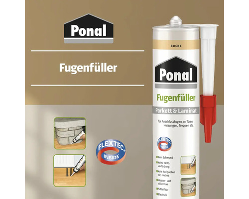 Ponal Parket & Laminaat Voegenvuller Beuken 280 ml
