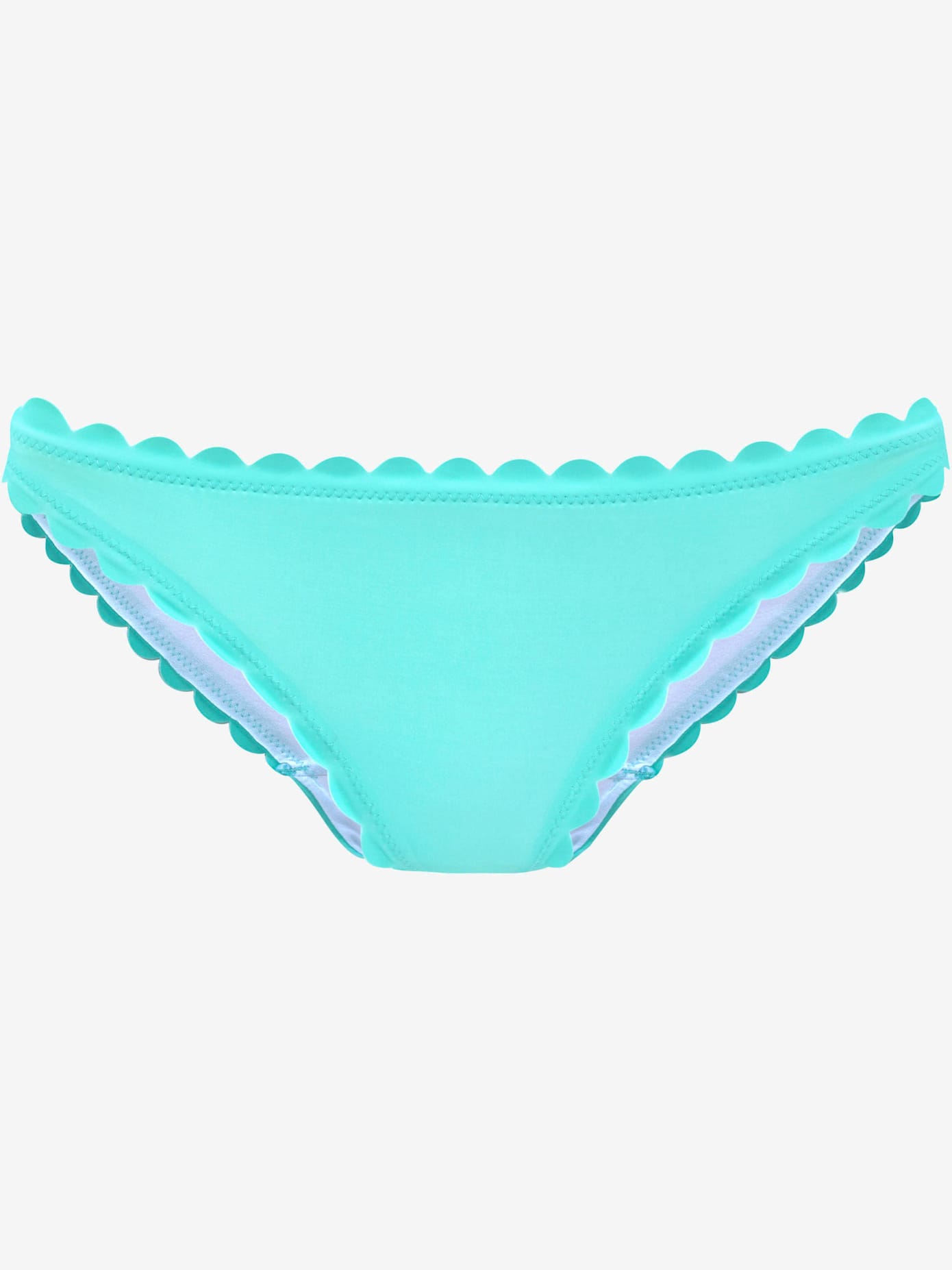 Bas de maillot de bain bords ondulés au laser