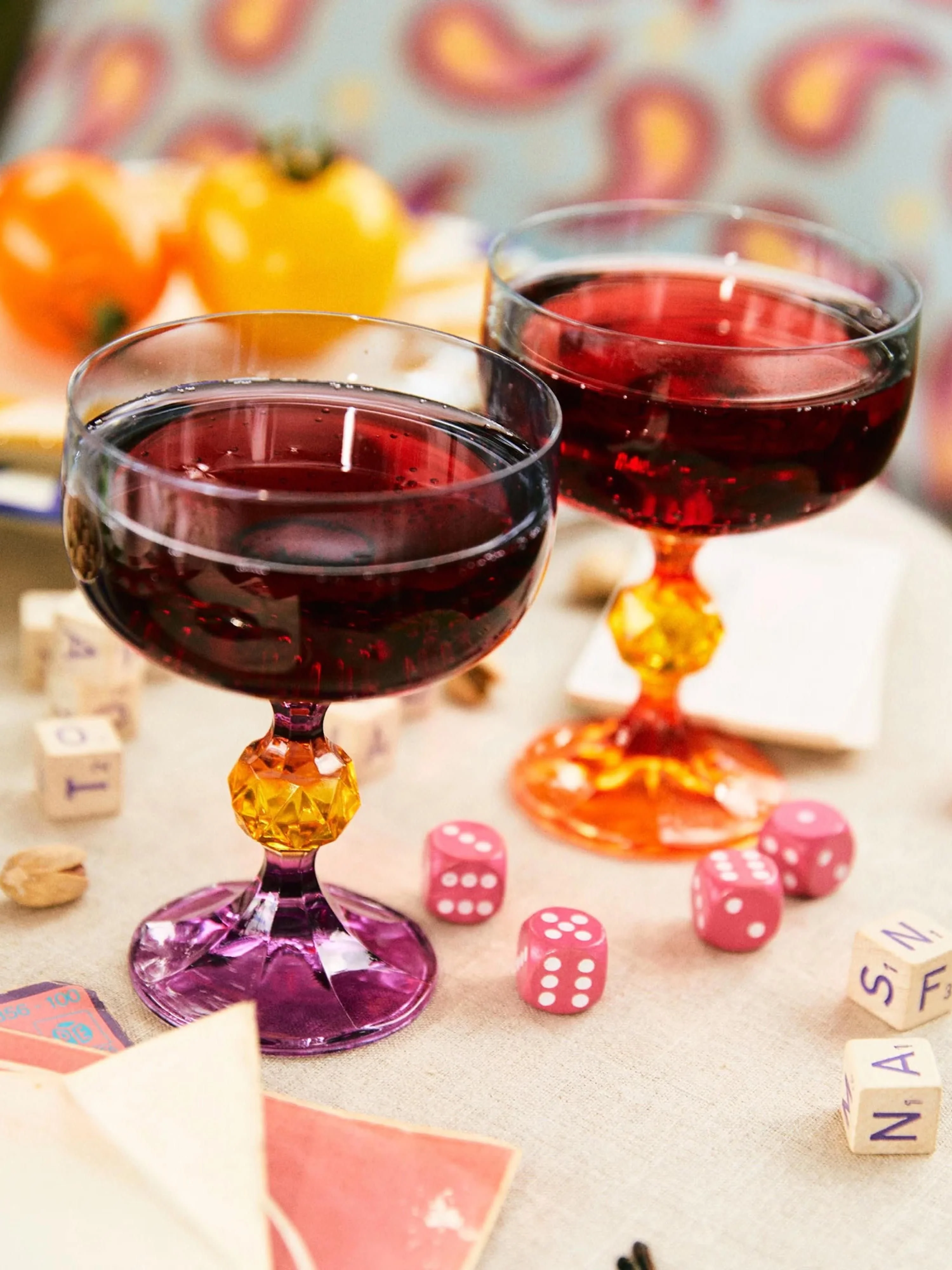 Kristalglazen cocktailglazen Paradise, 2-delig