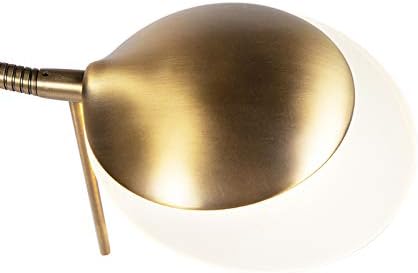 QAZQA - Moderne Stehleuchte I Stehlampe I Standleuchte I Lampe I Leuchte Bronze inkl. LED und Dimmer - Lexus Dimmer I Dimmbar I Wohnzimmer I Schlafzimmer I Deckenfluter - Stahl Länglich - I (nicht aus