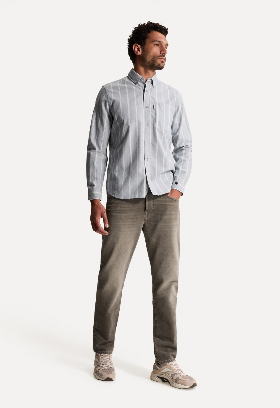 Cast Iron Oxford Stripe Overhemd