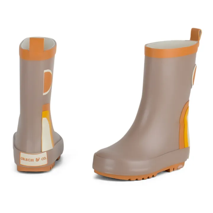 Grech & Co Bottes de pluie Latex Naturel | Taupe