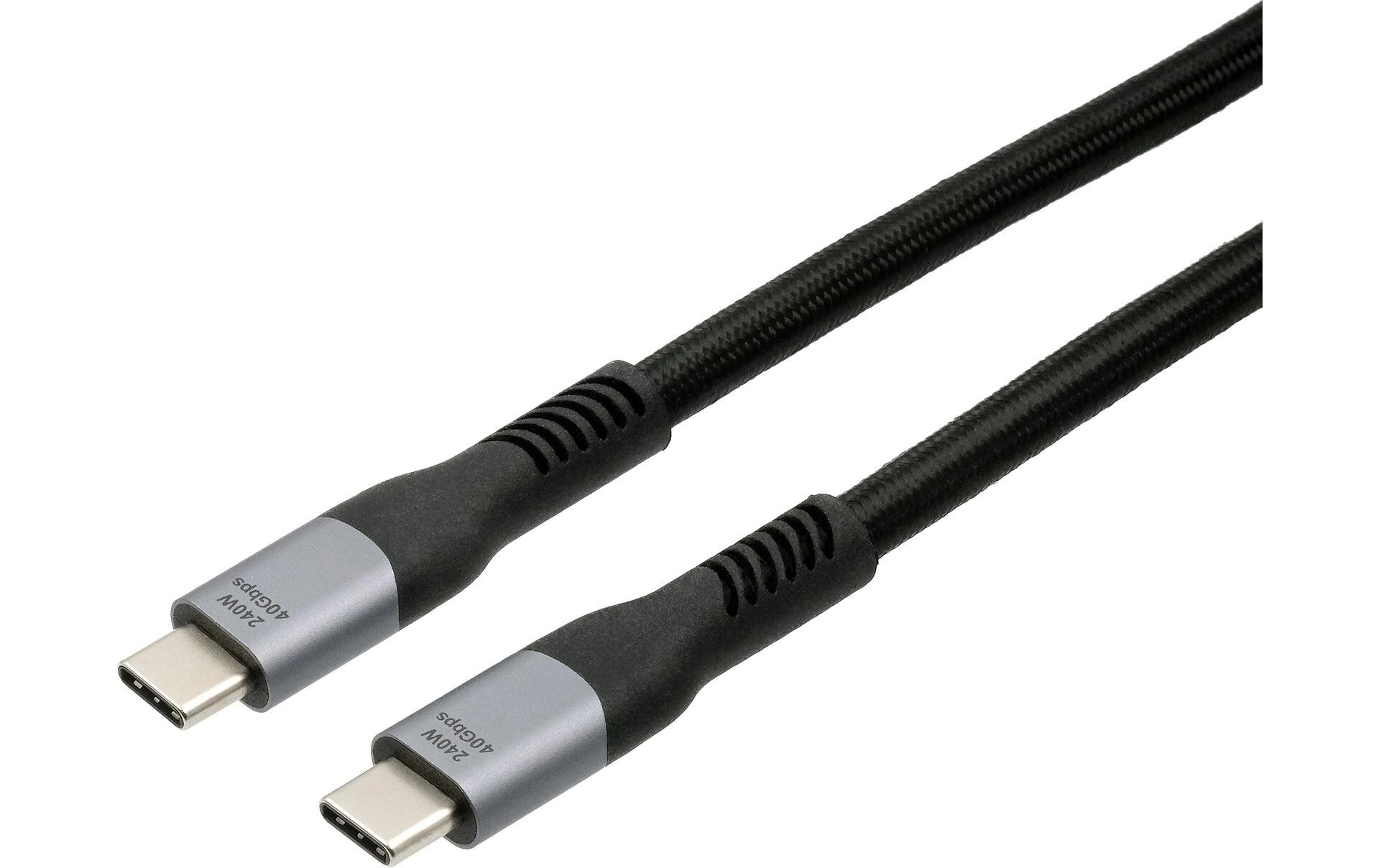 USB-Ladekabel EX-K1598 USB4 USB C - USB C 2 mDaten- und Ladekabel