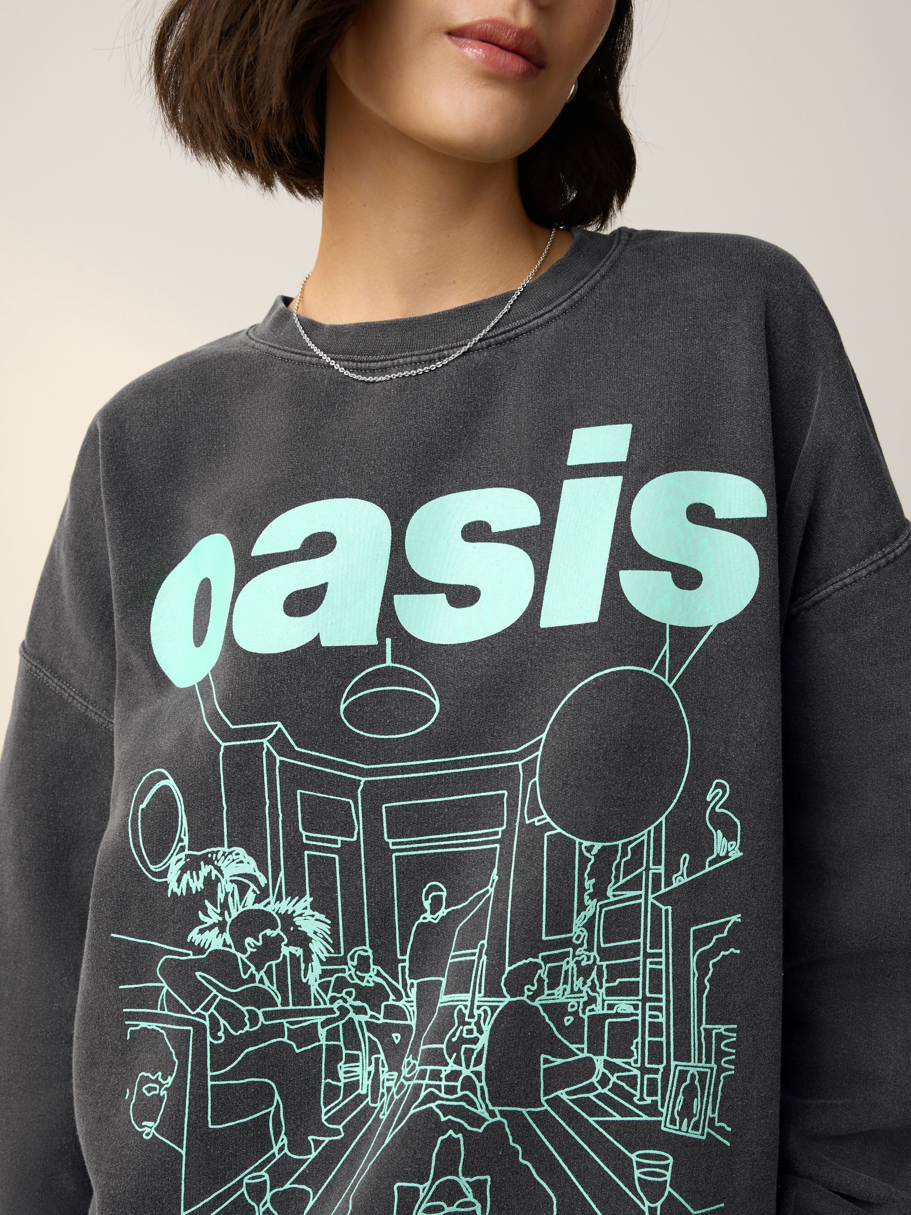 Grijs - Official License OASIS Sweatshirt