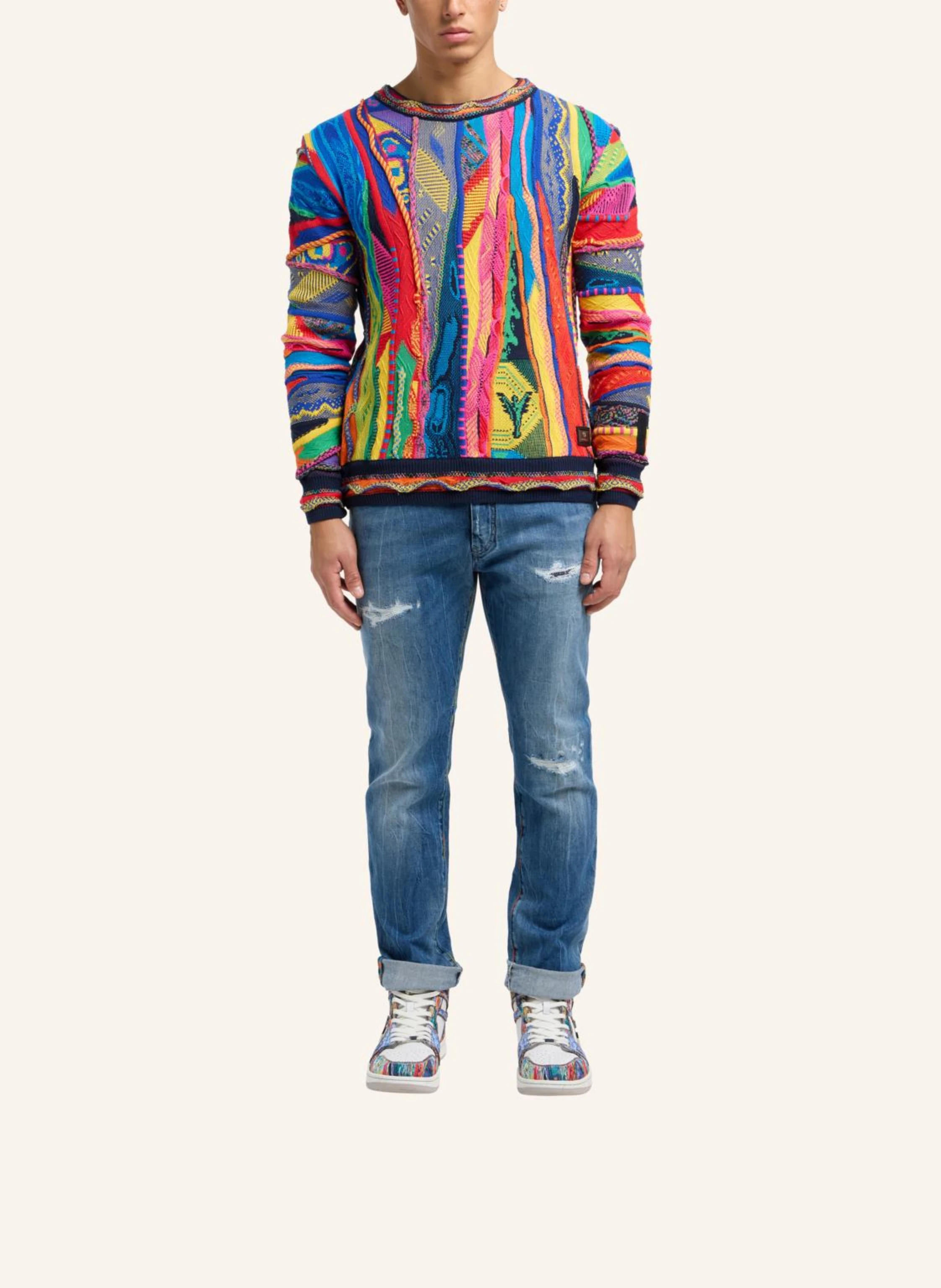 CARLO COLUCCI Rundhals Strickpullover DONDI