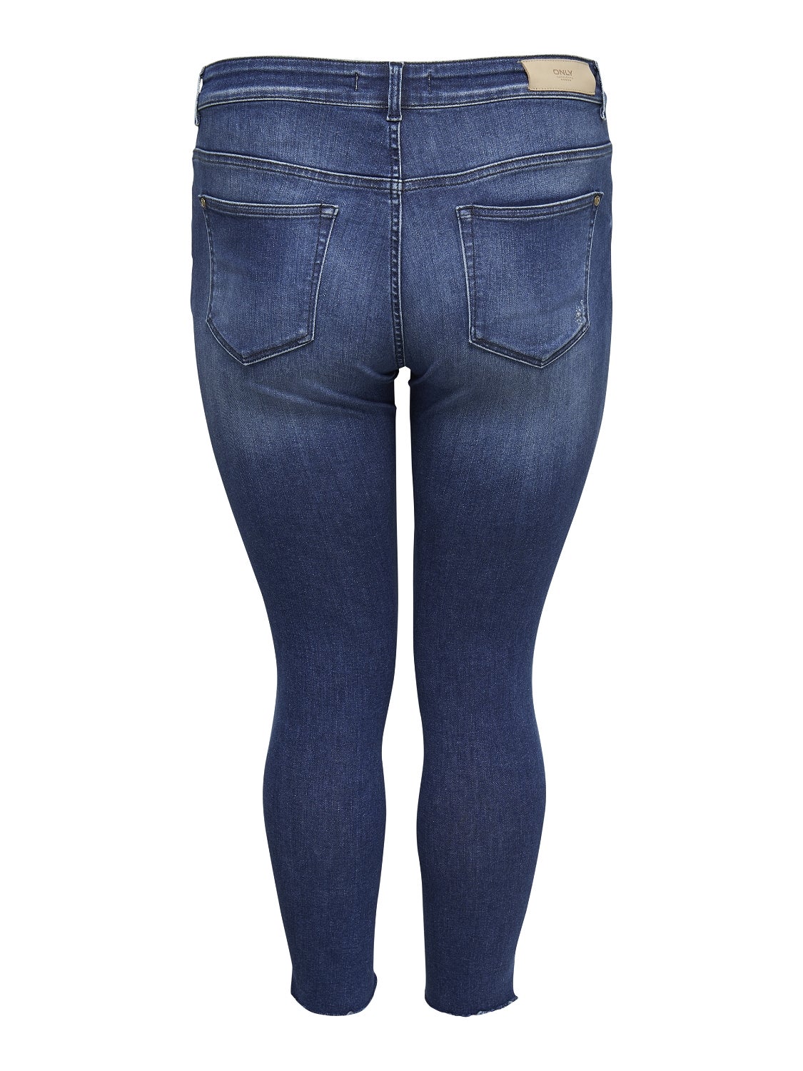 CARWILLY Mittlere Taille Skinny Fit Jeans Medium Blue Denim