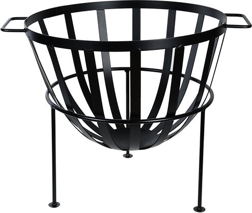 Esschert Design vuurkorf Fancy Flames zwart D 50,2 H 47,6 cm