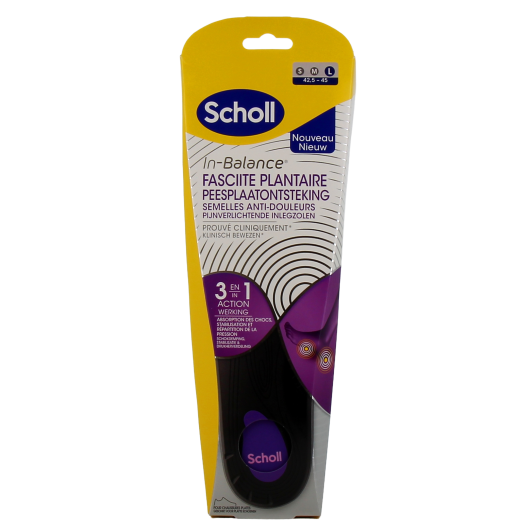 Scholl semelles fasciite plantaire - Réduction des douleurs