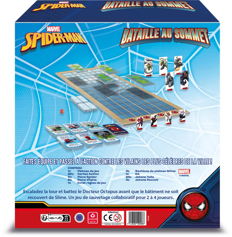 SPIDERMAN - BATAILLE AU SOMMET - JEU DE PLATEAU