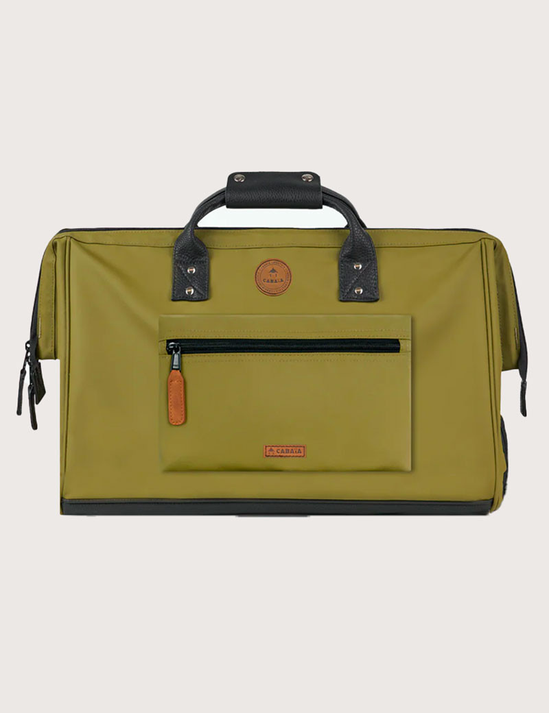 CABAIA SAC DUFFLE GRENOBLE + 2 POCHETTES KAKI CLAIR