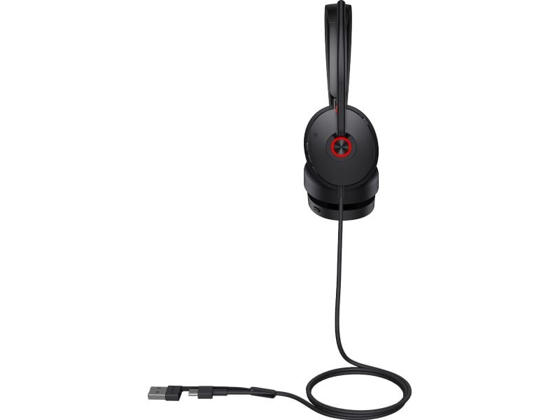 Yealink Headset UH48 Dual Teams USB-C/A Kabelgebunden Yealink UH48 Dual Teams USB-C/A Kopfhörer Kabelgebunden Kopfband Anrufe/Musik USB Type-C / USB Type-A Schwarz