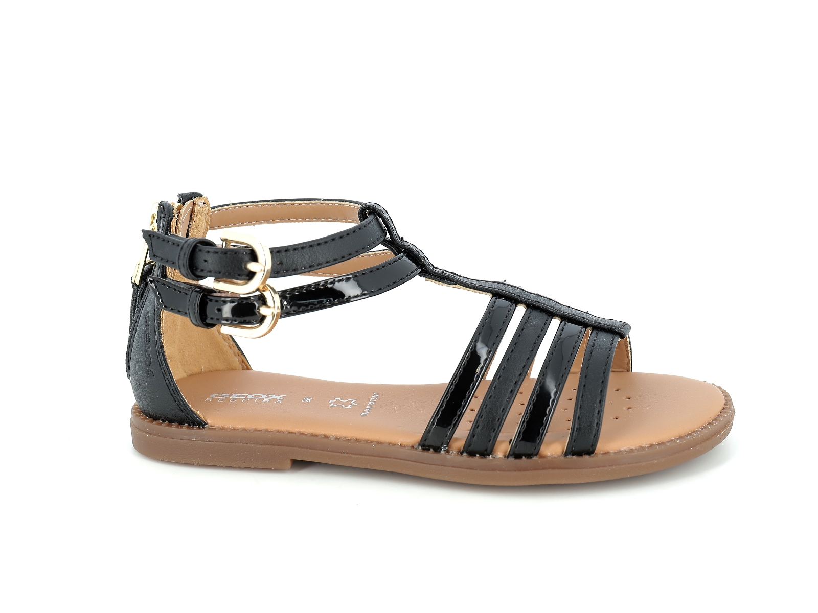 Geox-J KARLY GIRL J7235D Cuir Noir