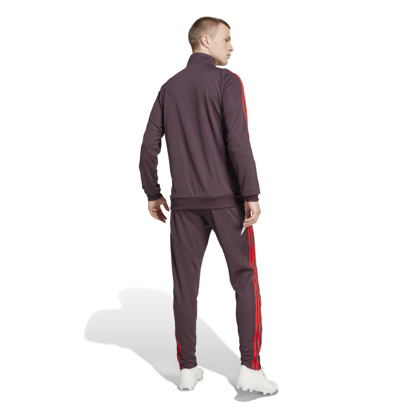 Adidas Bayern München Trainingspak Full-Zip 2024-2025 Bordeauxrood Rood Wit