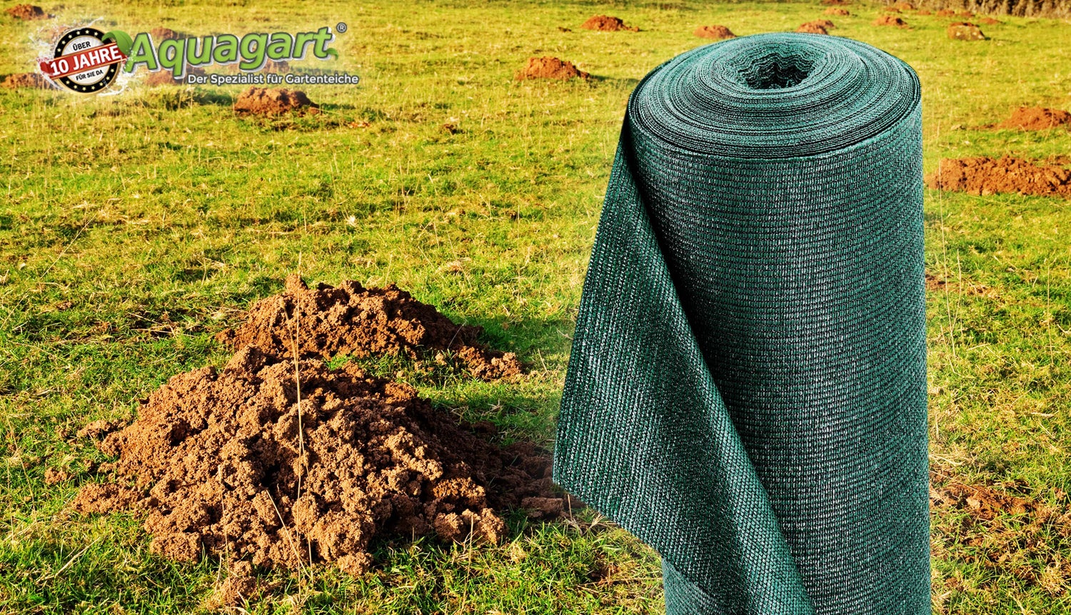 Mollennet 60m², mollenbarrière, mollenrooster, 150g, 2m breed