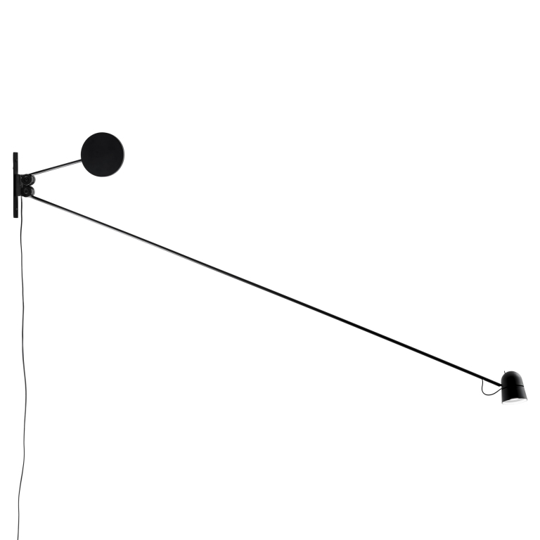 Luceplan Counterbalance wandlamp LED 199x76,2 zwart