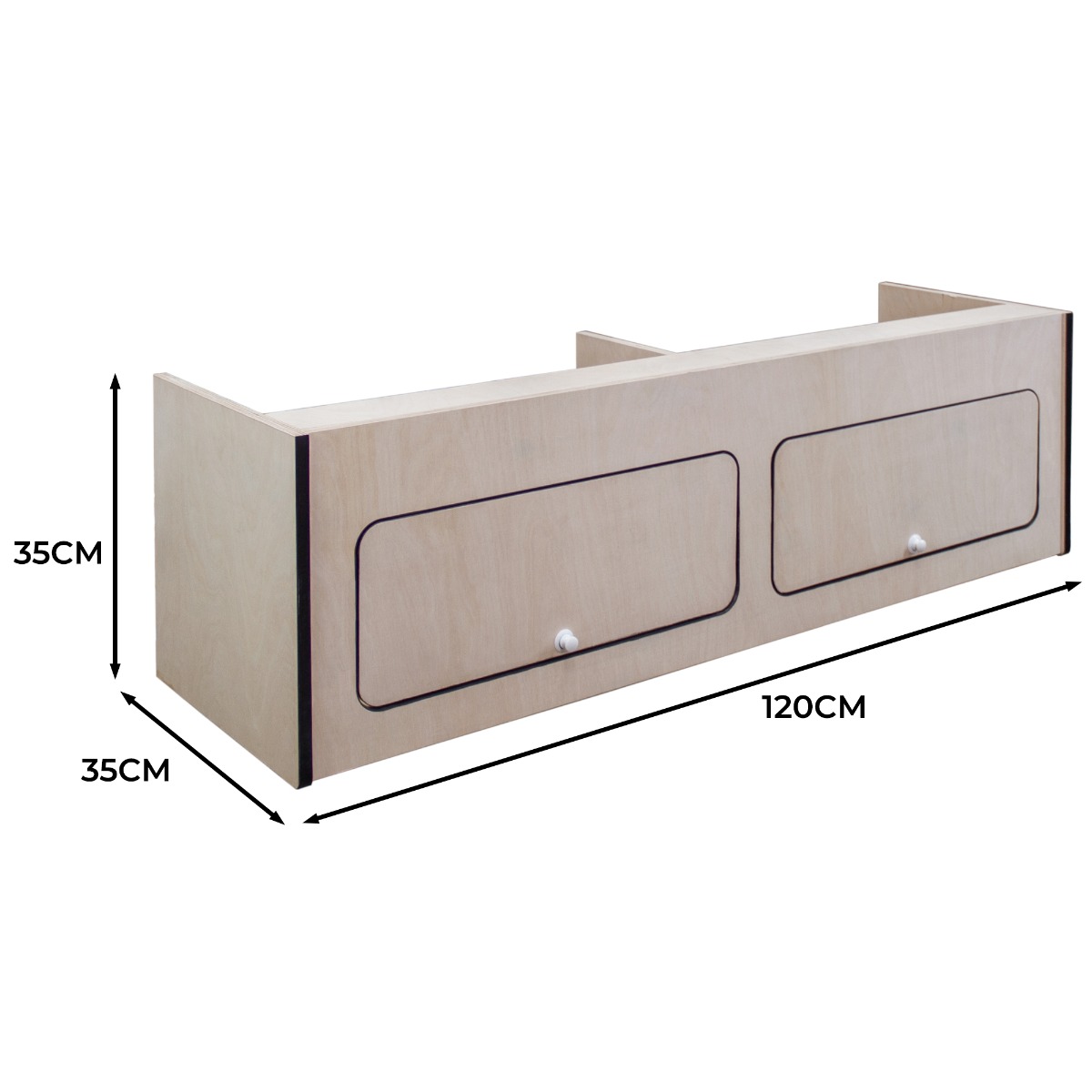 Monster Shop DIY 120x35B camperbus bovenkasten