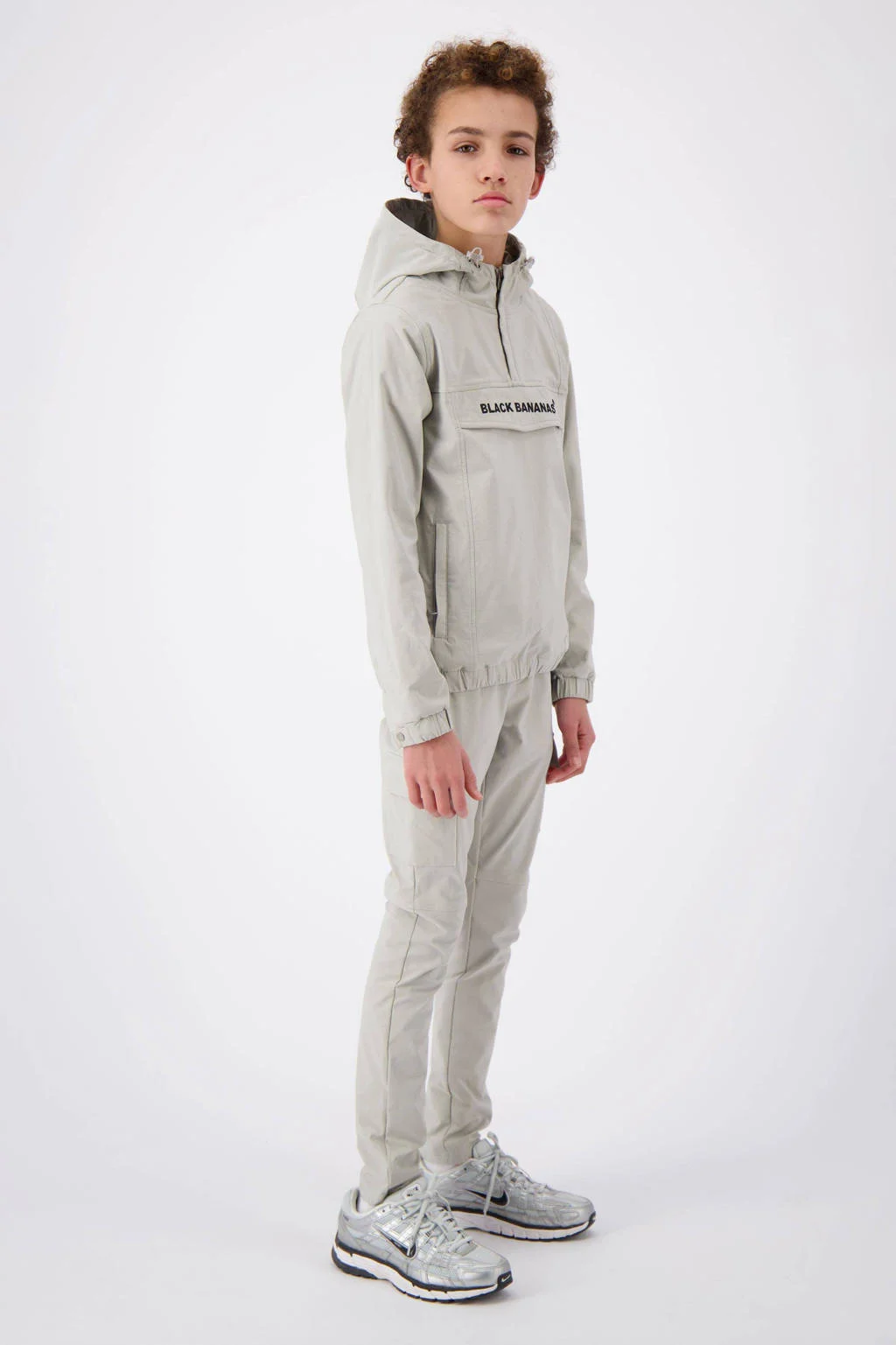 BLACK BANANAS anorak zomer grijs