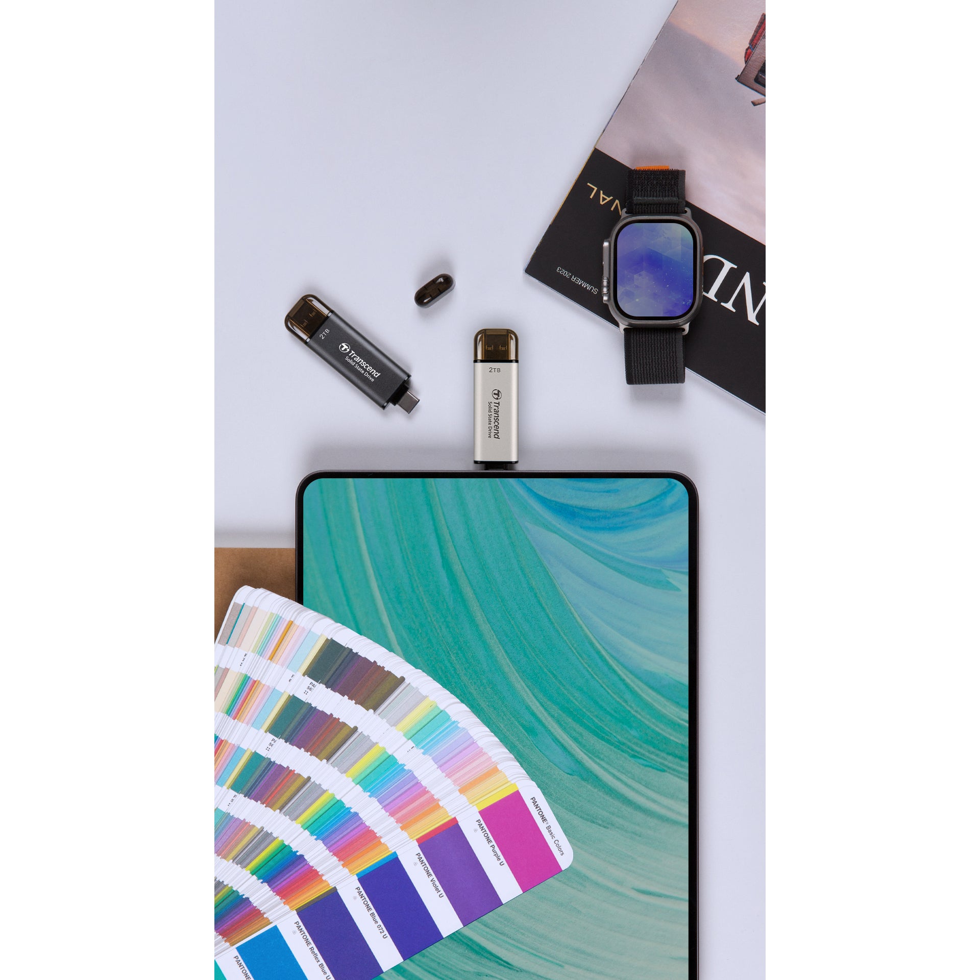 Transcend ESD310P externe SSD 10 Gbps USB-C/A 2 TB