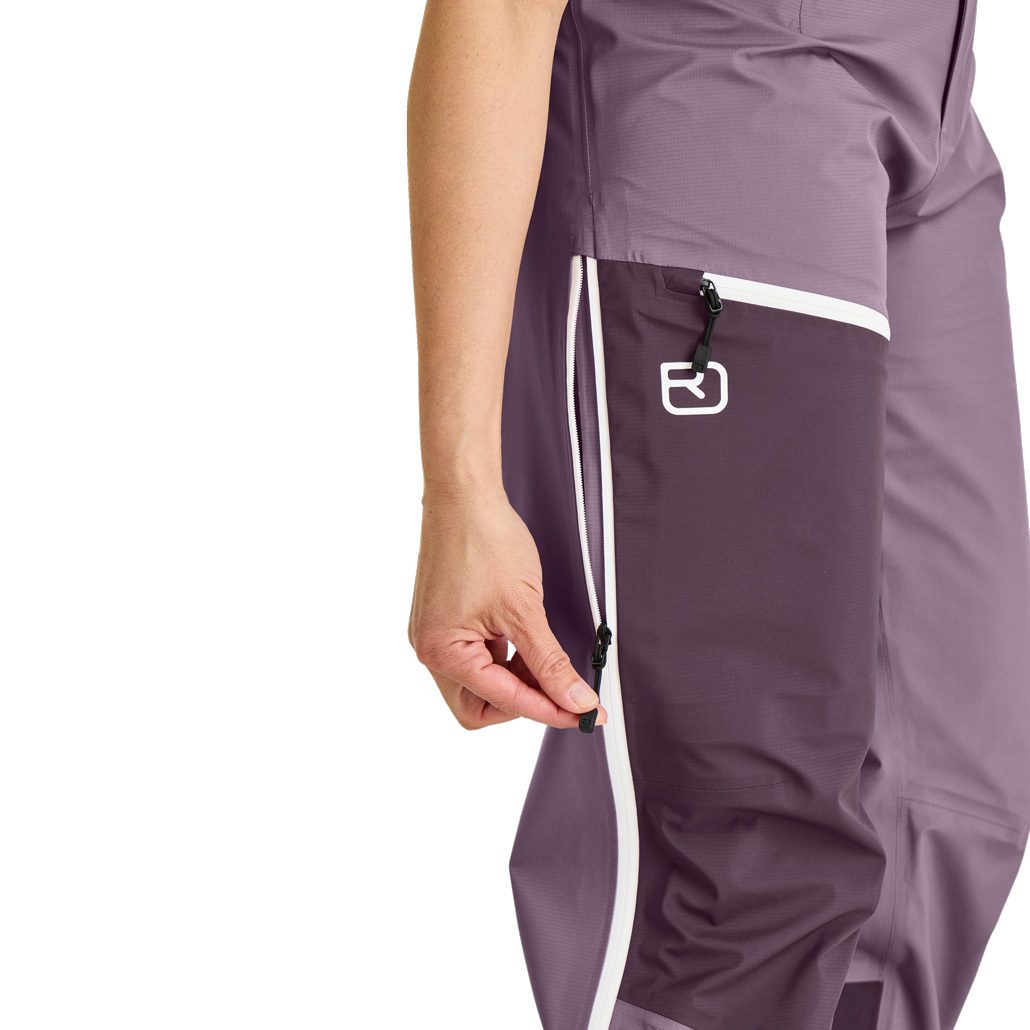 ORTOVOX Westalpen 3L Light Hardshellhose Damen wild berry