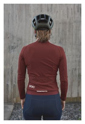 Maillot Manches Longues Femme Poc Ambient Thermal Garnet Rouge