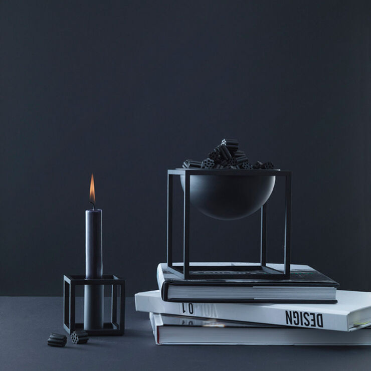 Audo Copenhagen Candles, Black, 16 Pcs. Sort