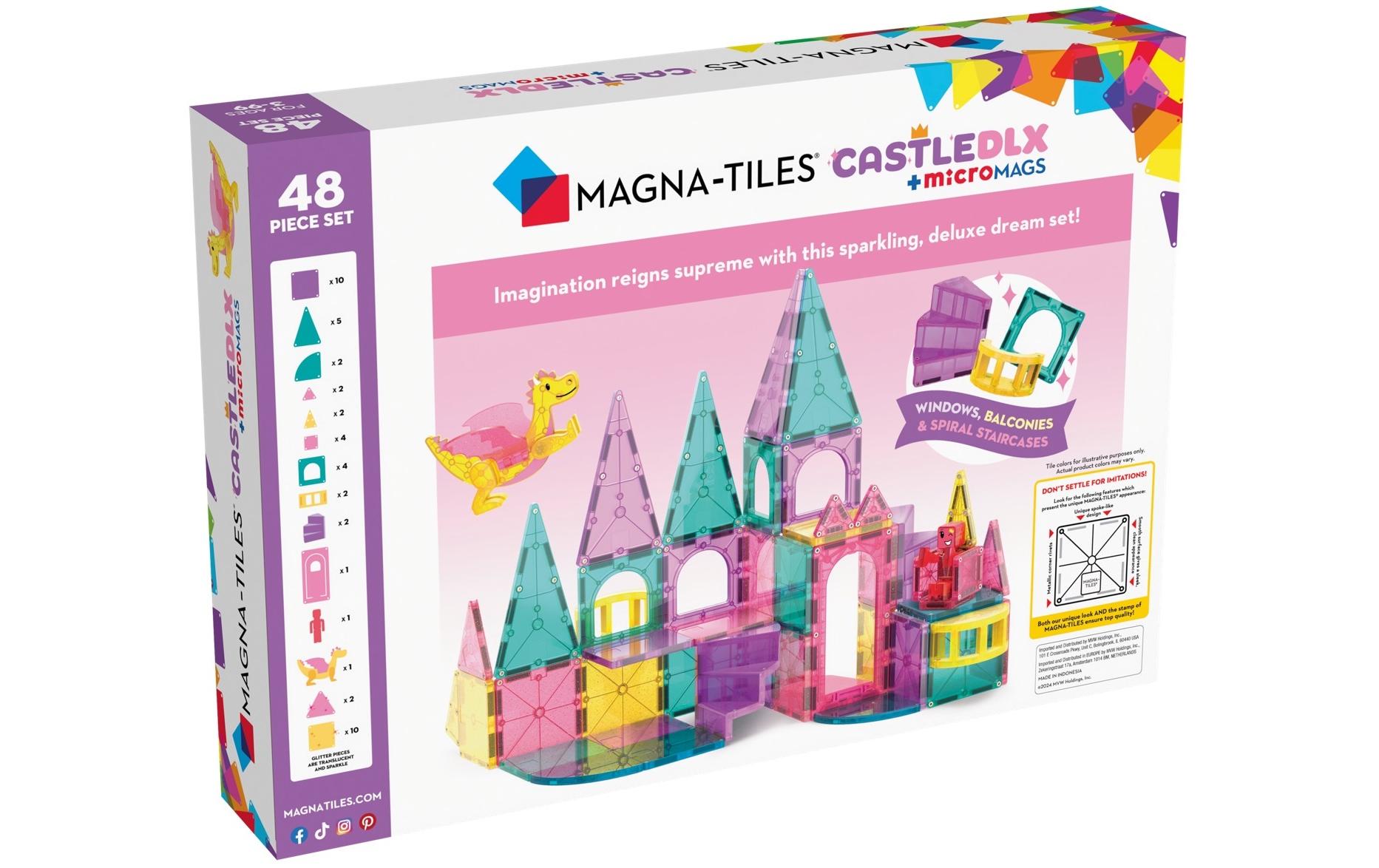 Bausteinmodell Schloss Deluxe 48-teiligBausteinmodell-Set für Baumeister von 3 bis 99 Jahren