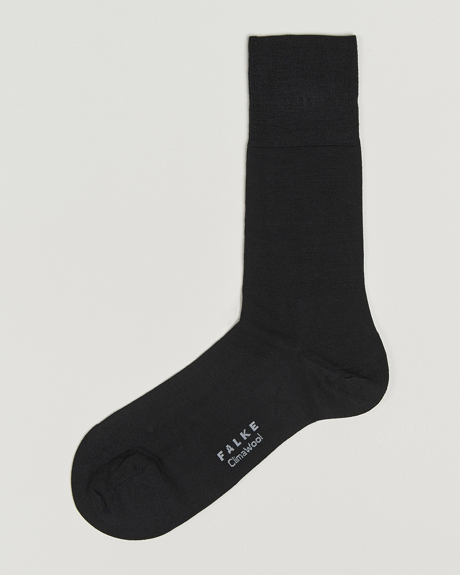 Falke Clima Wool Sock Black
