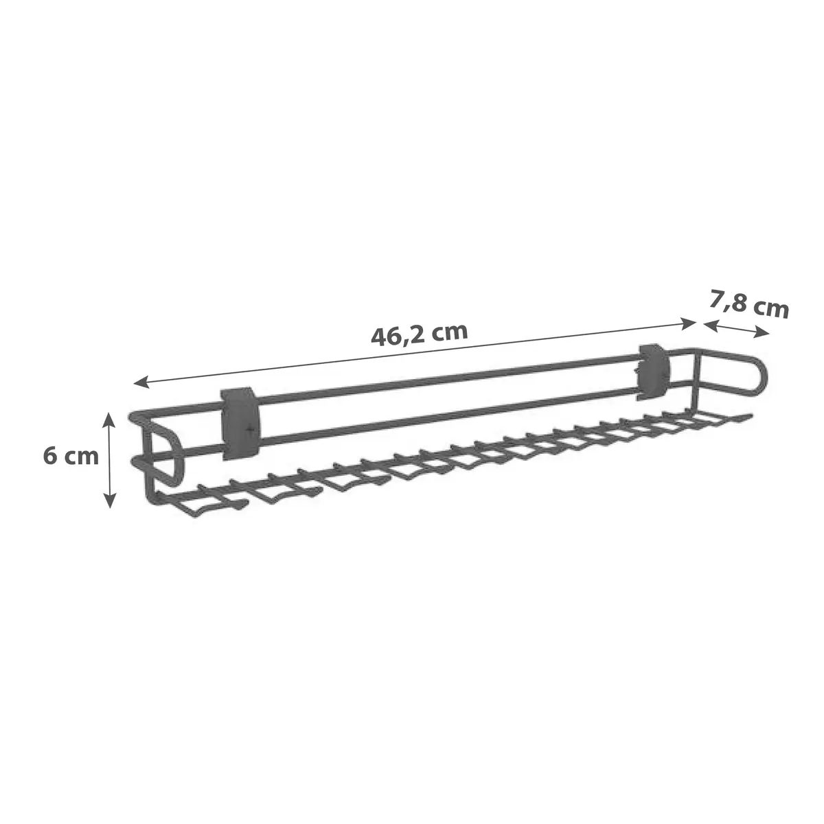 Krawattenhalter Unit Anthrazit