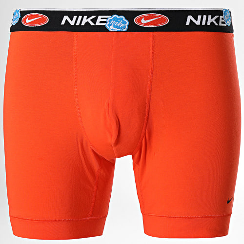 Lot De 3 Boxers KE1007 Noir Bleu Clair Orange