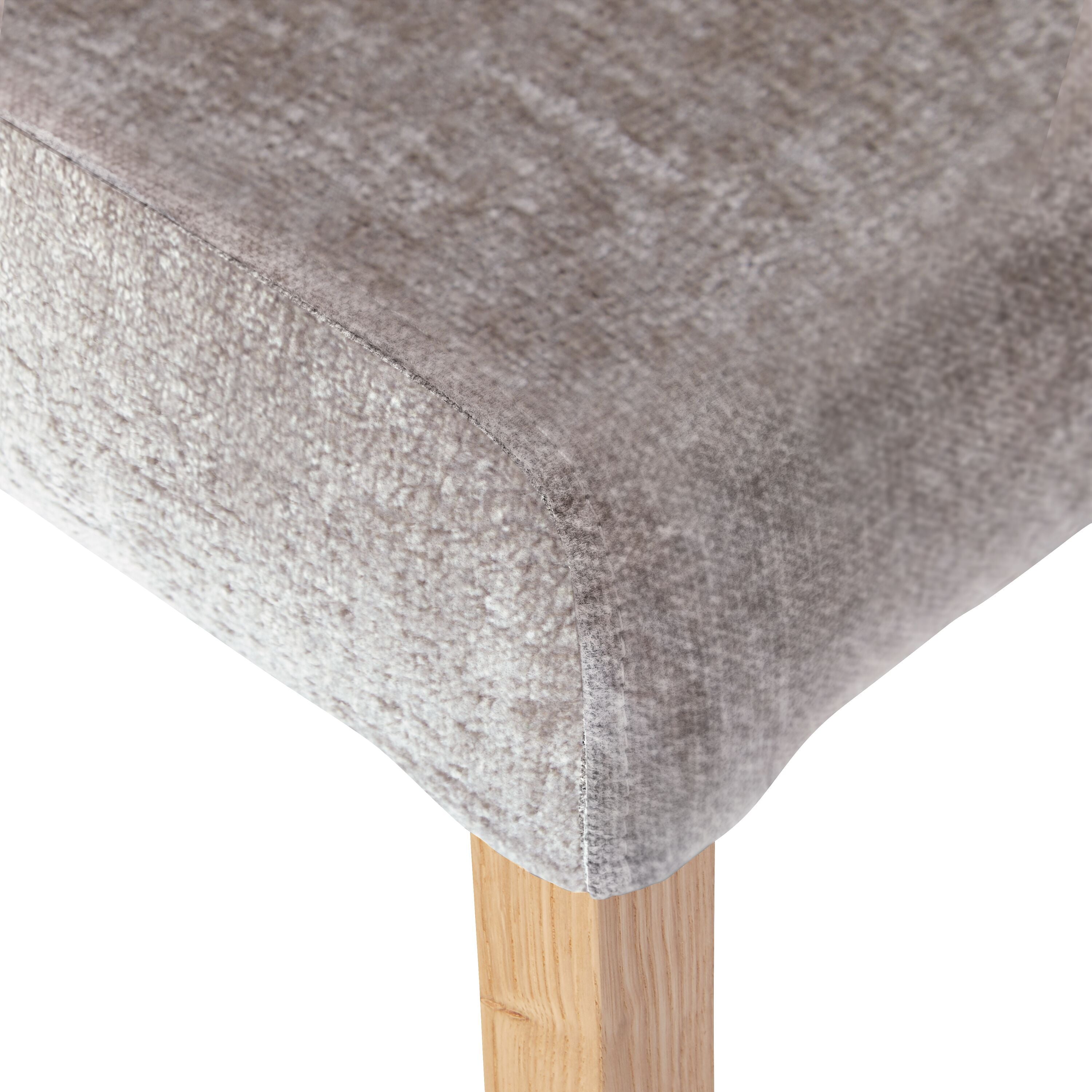 TWEED Stuhl - Beige / B: 47.0 cm x T: 55.0 cm x H: 84.0 cm