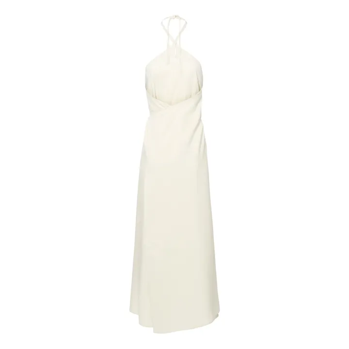 Baserange Robe Mar Soie Sauvage | Ecru