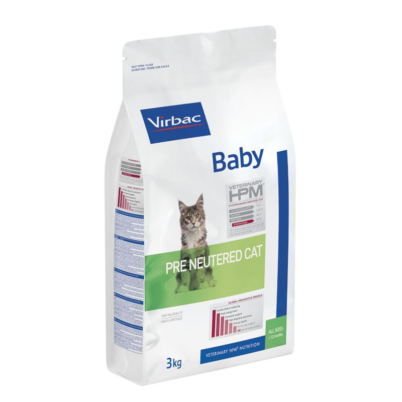 Virbac Veterinary HPM Cat Baby Pre-Neutered pour chaton