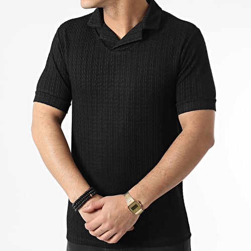 Polo Manches Courtes UY792 Noir