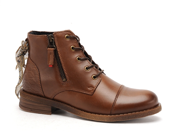 Goodstep boots bottine plates femme belem 2502 marron