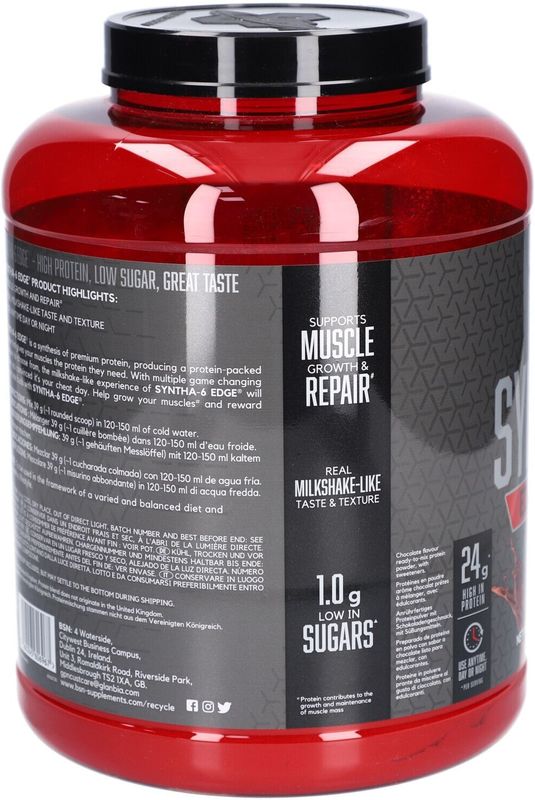 BSN - Syntha-6 Edge - Eiwitshake - Chocolade - Whey Protein - 1800 gram