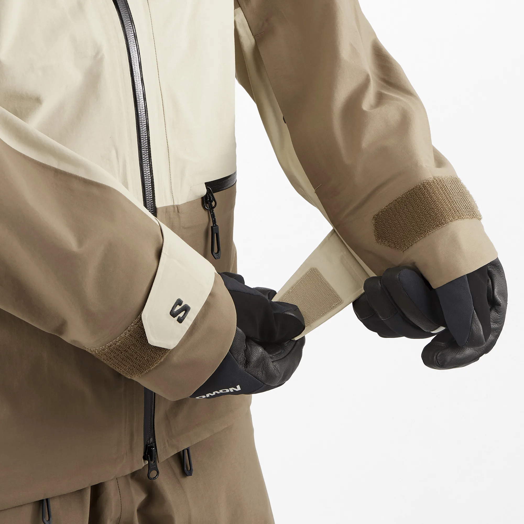 Salomon Absolute 3l Jkt M White Pepper / Shitake