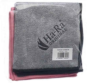 Ha-Ra Star Tuch Mini Set anthrazit + rosa, 2 Stück