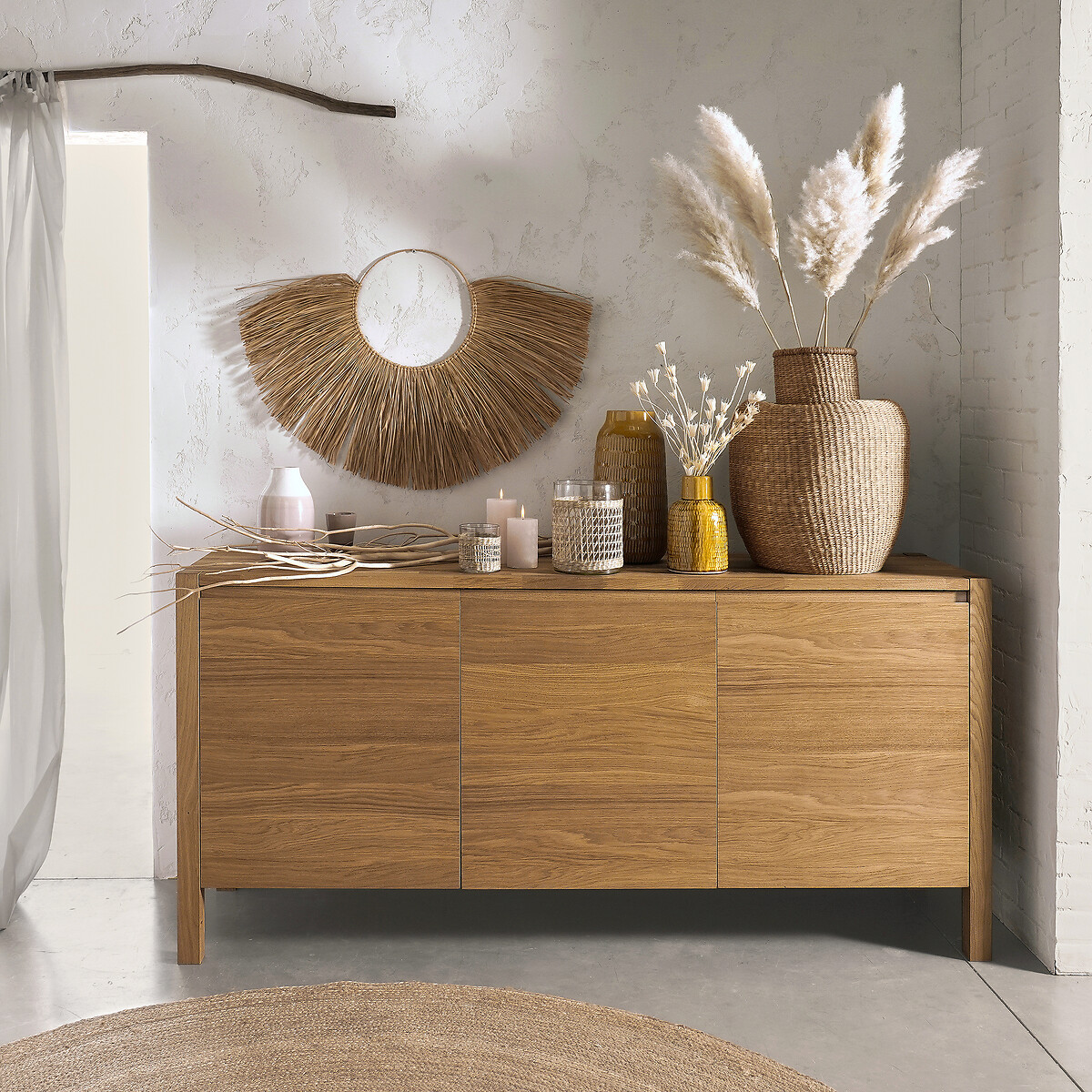LA REDOUTE INTERIEURS<br>Jarra decorativa em herbário H53 cm, Maylon