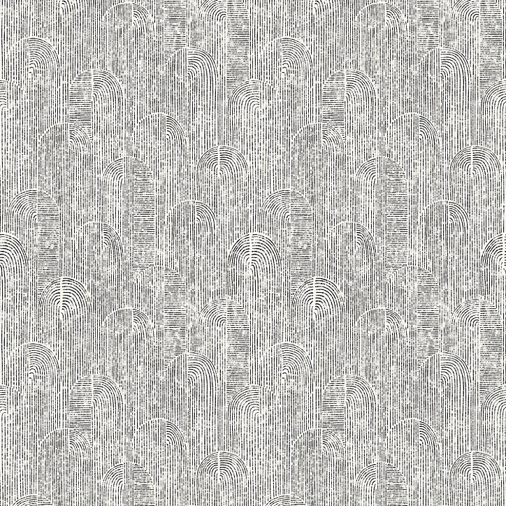 Papier peint pré-encollé vinyle intissé Easy Roll GoodHome Brya noir l.53 x H.1005 cm