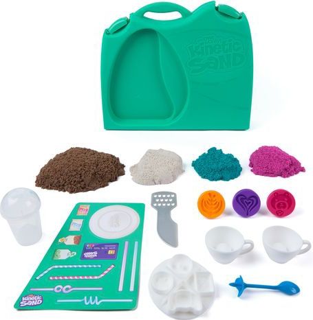 Kinetic Sand - Cafékoffer - Speelset - 793 g - 4 Kleuren