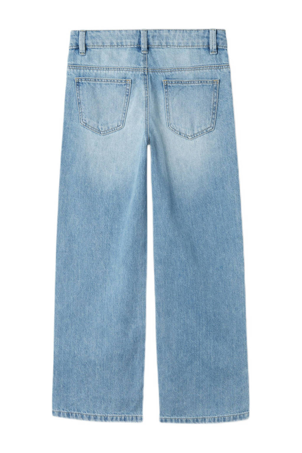 NAME IT wide leg jeans light blue bleached