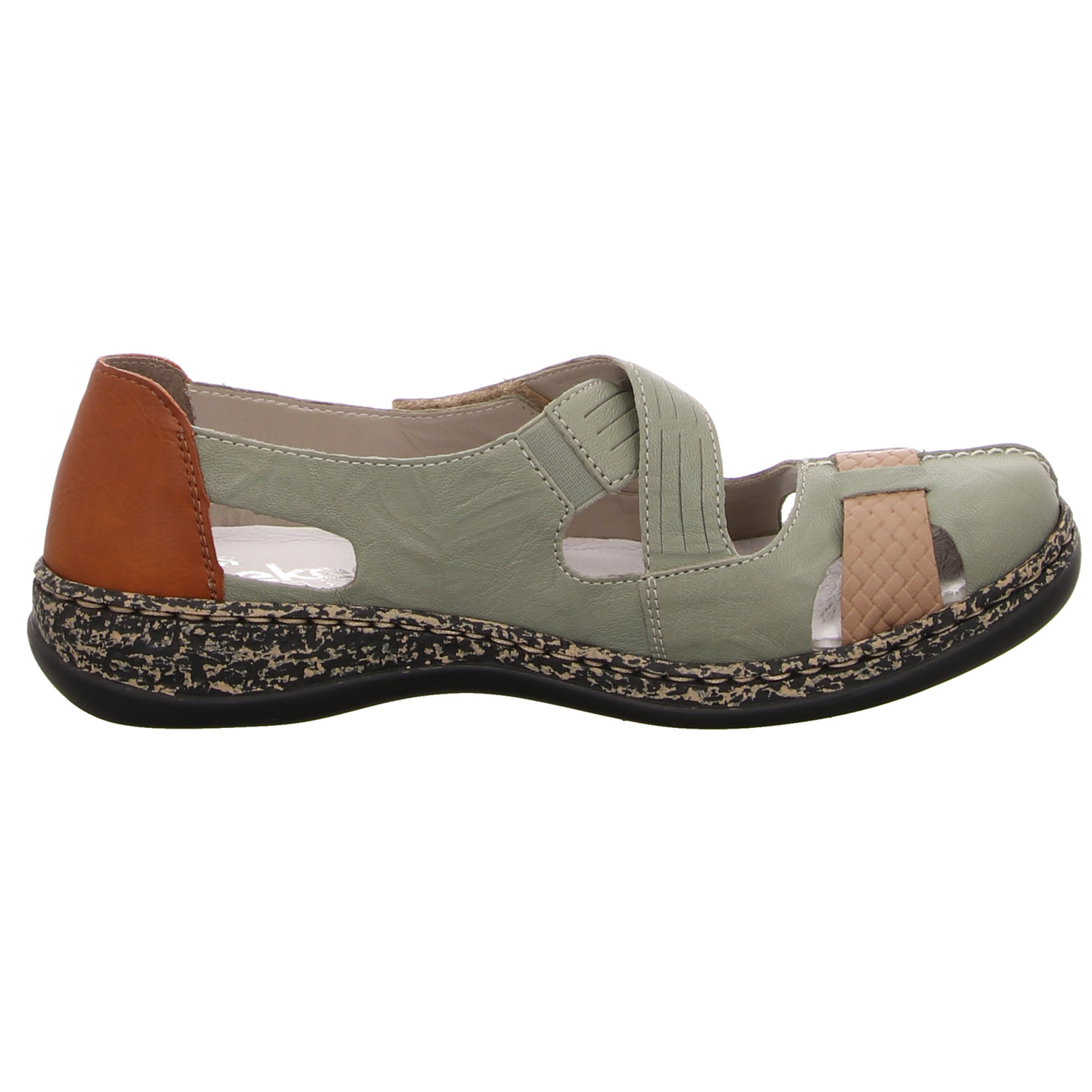 Rieker Slipper grün