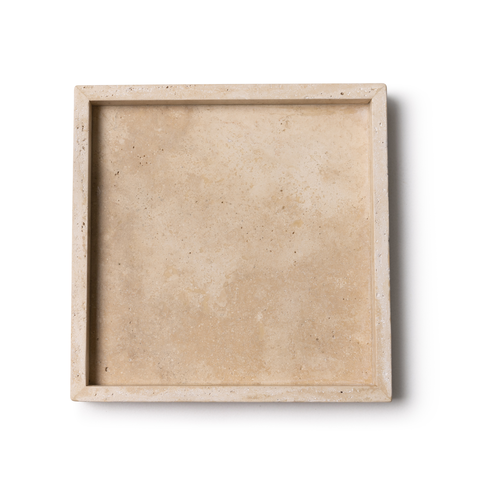 Travertine dienblad 30x30cm