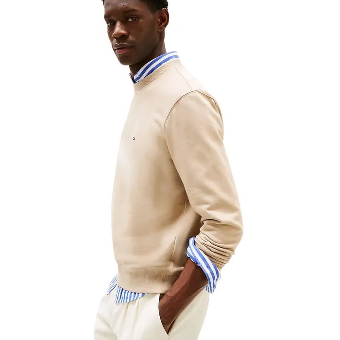 Tommy Hilfiger Essential Flag Embroidery Crew Neck Sweater Heren
