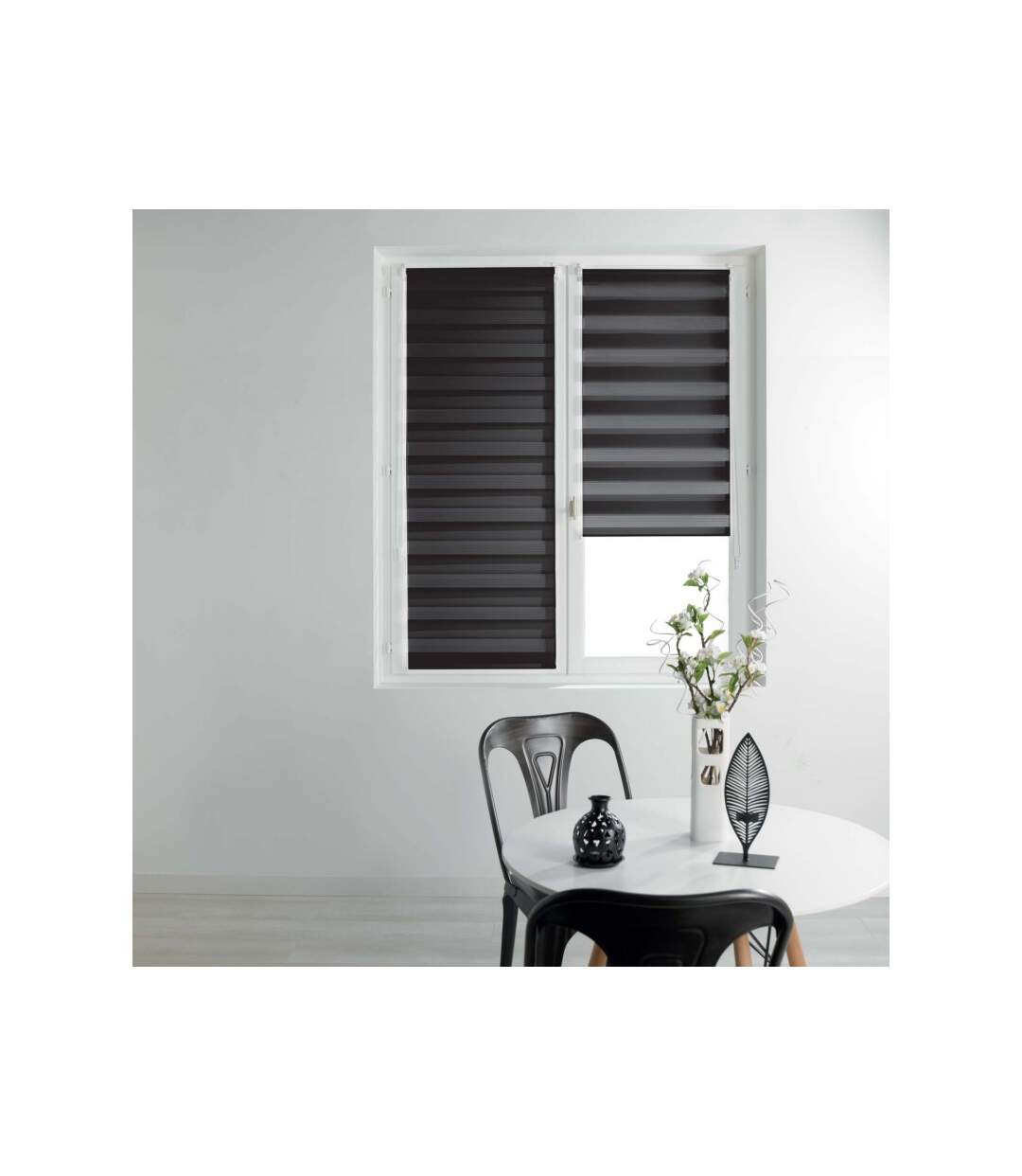Store Enrouleur Jour Nuit Daynight 60x180cm Noir