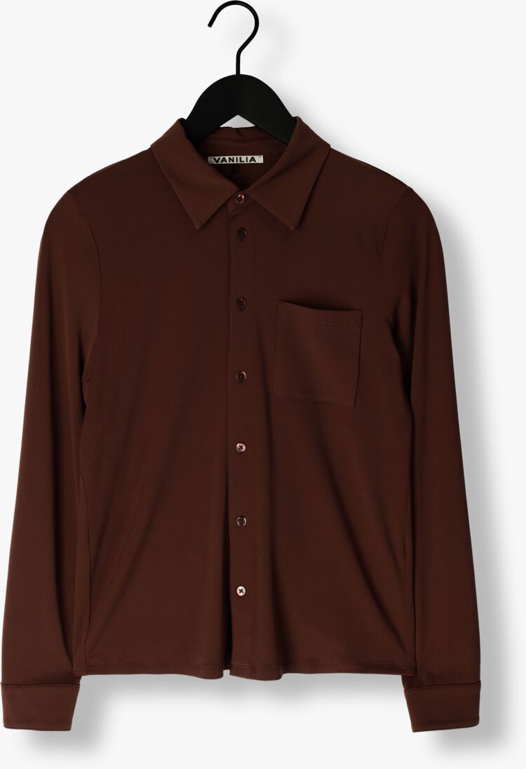 VANILIA bruine vanilia blouse escape uni shirt