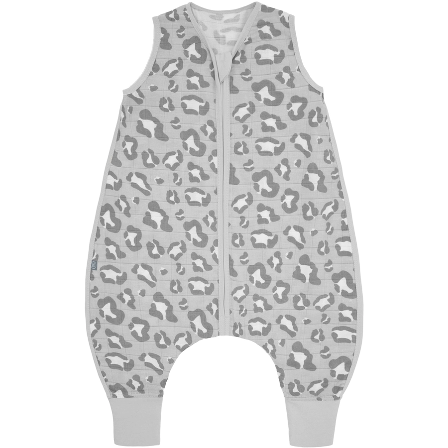 emma & noah Schlafsack mit Füßen Leo Grau 2,5 TOG
