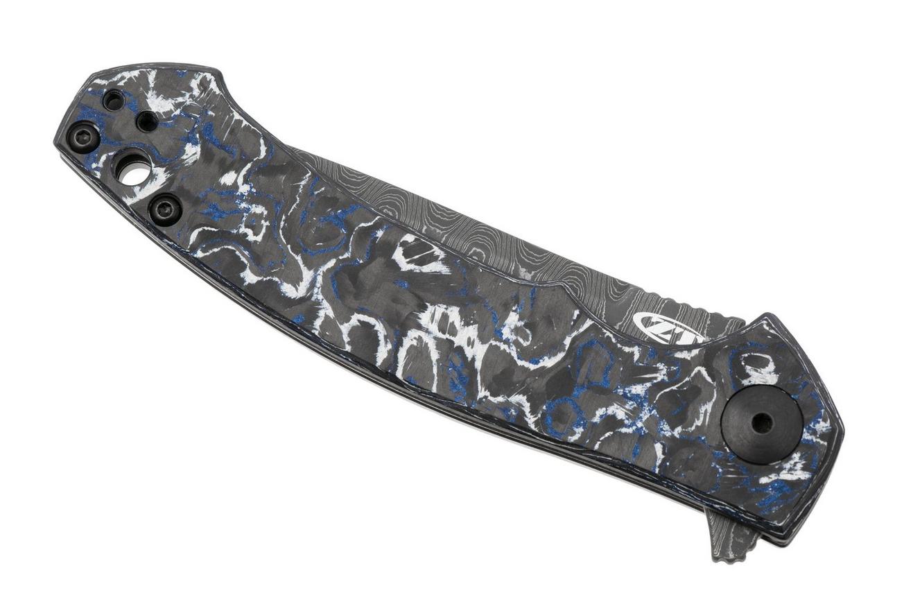 Zero Tolerance 0450MMC Vegas Forge Damascus, Marble Carbon Fiber, Limited Edition zakmes